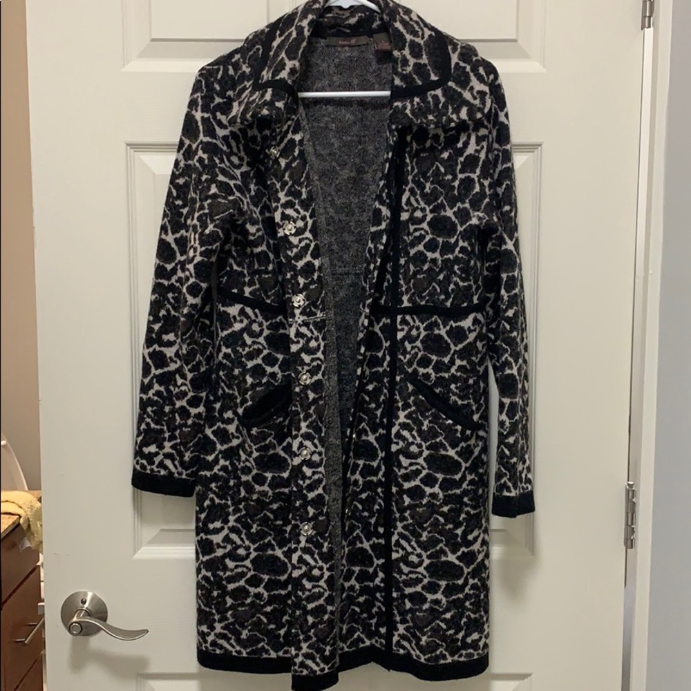 Animal Print Cardigan